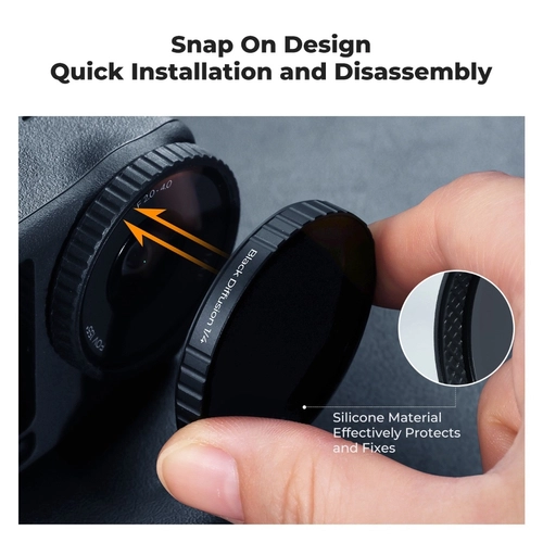 Black Mist 1/4 filter by K&F Concept for camera DJI Osmo Action 6