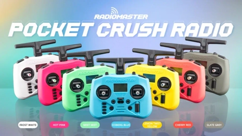Kontroler RadioMaster Pocket Crush Edition ELRS - Biały