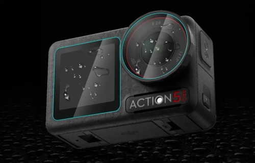Szkło hartowane Puluz do DJI Osmo Action 5 Pro (przezroczyste)