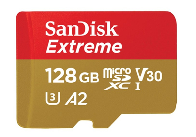 Karta pamięci SANDISK EXTREME microSDXC 128 GB 190/90 MB/s UHS-I U3